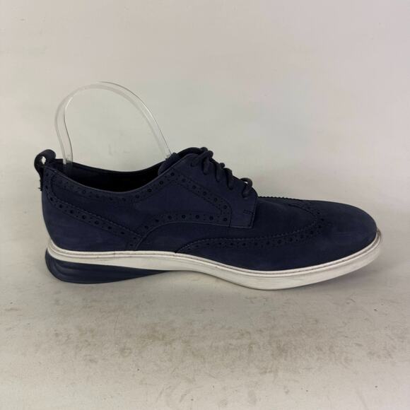 Cole Haan Grand Evolution Wingtip Oxfords Men\'s 10 Blue Lace Up Low Top Shoes main image 7